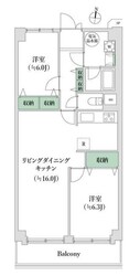 東陽町スカイハイツの物件間取画像